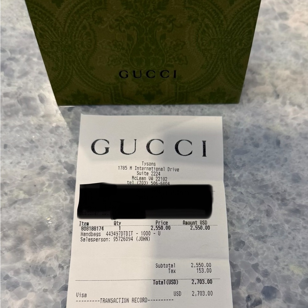 NEW Gucci Matelasse Small Marmont Shoulder Bag - Picture 14 of 14